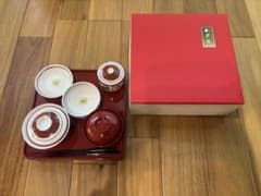 九谷焼 子供揃 宝紋 お食い初め 食器セットのサムネイル