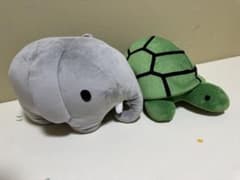 ブルーナアニマル　特大サイズぬいぐるみ　かめ　ゾウ　ディック・ブルーナ