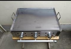 便利な取手付き　新品　ガスグリドル　鉄板焼き　幅６０cm　お好み焼きそば　ＢＢＱ 便利な取手付き 新品 ガスグリドル 鉄板焼き 幅60cm お好み焼きそば