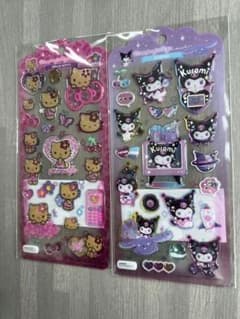 正規品　日焼けキティ　クロミ　シールのサムネイル