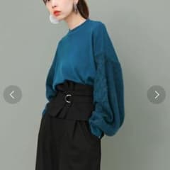 KBF モヘヤケーブルスリーブニットのサムネイル