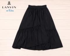 LANVIN フレアスカート　ブラックのサムネイル