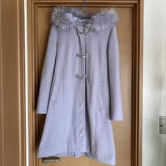 冬用ミドル丈Aラインコート　お値下げのサムネイル