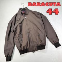 【BARACUTA】ハリントンジャケット　G9 首元ボタン付き　ブラウン　44 BARACUTA】ハリントンジャケット G9 首元ボタン付き ブラウン 44