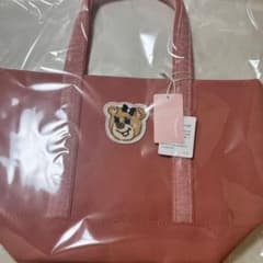 フェイラー オールドテディ ワッペントートバッグ ピンク 小 FEILER