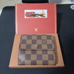 LOUIS VUITTON 다미에 삼중 지갑