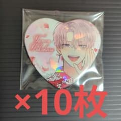 福原多聞 ホログラムハート型キャラバッジコレクション 10枚 ① - メルカリ