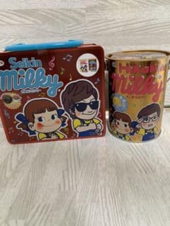 【ナムコ限定】セイキンミルキー CDトランク缶　ヒカキンミルキー ペール缶のサムネイル