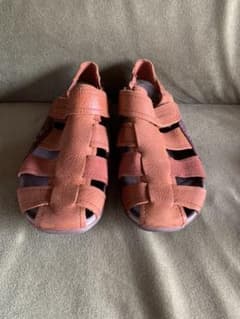 メレル  レザー　サンダル　編み込みのサムネイル