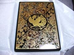 【工芸美品】正倉院 鳳凰漆器アドレス帳 未使用品のサムネイル