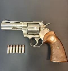 コルト パイソン 357マグナム モデルガン（コクサイ刻印・SMG刻印