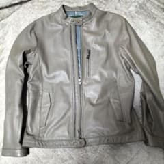 ムッシュニコル レザーシングルライダースジャケット 48 - メルカリ