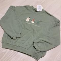 tete a tete 산타 클로스 크리스마스 뒷모습 긴팔 트레이너 그린