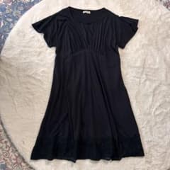 モーハウス＊Mo-House＊授乳服＊＊裾レース＊お宮参り＊お食い初め＊ブラックのサムネイル