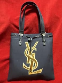 [YSL]キャンバス コスメトートバッグ 海外免税店ノベルティ限定商品 イヴ サン ローラン ノベルティ 海外限定商品 コスメ キャンバス