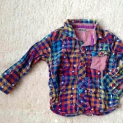 チェックシャツ 90のサムネイル