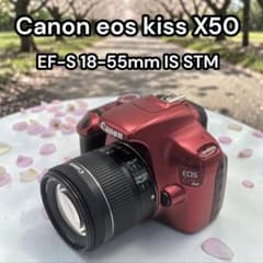 Canon EOS Kiss X50✨極上品 ワインレッド 32GB新品SD付 Canon EOS Kiss X50✨極上品 ワインレッド 32GB新品SD付 - メルカリ