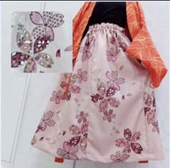 桜　ロングスカート　可愛いのサムネイル