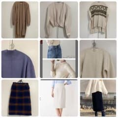 秋冬　ニット　スカート　12点まとめ売り　セットのサムネイル