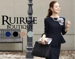 RUIRUE BOUTIQUE ネイビー ワンピーススーツのサムネイル