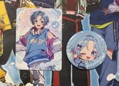 すにすて ゆたくん 缶バッジ ホログラムカード ホロカ うぃあすに2のサムネイル