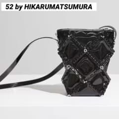52 by HIKARUMATSUMURA エックス ショルダーブラックミニ - メルカリ
