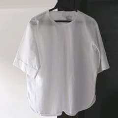 無印良品　バックボタン　カットソーのサムネイル