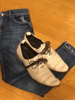 アルフレッドバニスター 紐巻きホワイト美品のサムネイル