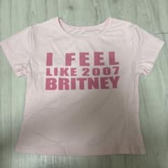 I FEEL LIKE 2007 BRITNEY 半袖 トップス ピンク Mのサムネイル
