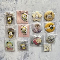 K-POP Bundle: BTS Jimin BT21 Keychain, Pin Badge, Stickers