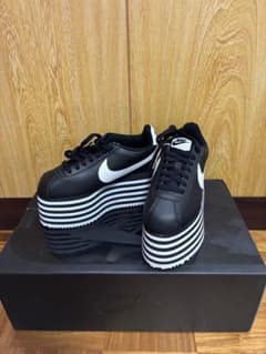 22センチ ギャルソン NIKE コルテッツ 厚底 - メルカリ