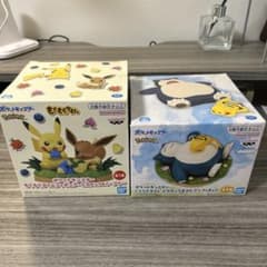 【未開封】もぐもぐタイム&くつろぎタイム　ピカチュウ　イーブイ　カビゴンのサムネイル