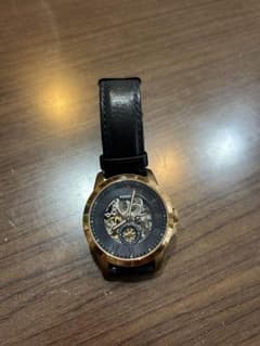 FOSSIL 自動巻き時計 ゴールド/ブラックのサムネイル