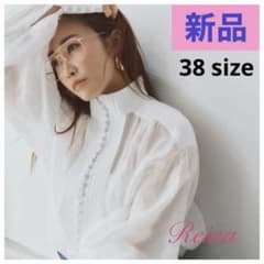 新品タグ付✨CADUNE 神崎恵 タックボリュームブラウス 38 カデュネ