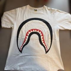 A BATHING APE Shark Tシャツ ホワイト Lのサムネイル