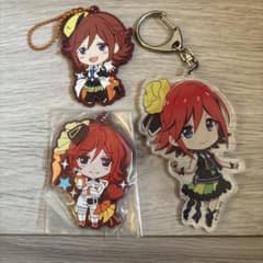 マクロスΔ カナメ・バッカニア ラバーストラップ アクリルキーホルダー