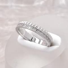 ☆BOUCHERON☆ キャトル ダブルホワイト ダイヤリング 定価88万 - メルカリ