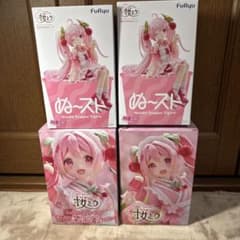 【送料無料】初音ミク 桜ミク フィギュア ぬースト Coreful 4体セット