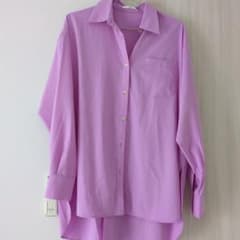 SLY バックボタン ロングシャツ ラベンダーのサムネイル