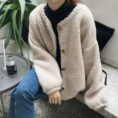 ＊ボアブルゾン＊美品のサムネイル