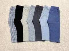 【ユニクロ】レギンスパンツ（7分丈）110／7枚セットのサムネイル