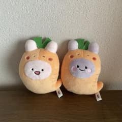 あさみみちゃん にんじん ぬいぐるみ マスコット 2種セット