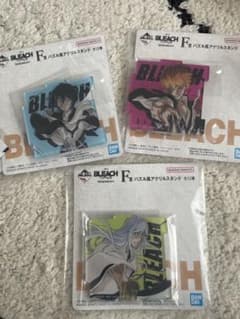 이치 반 쿠지 BLEACH F상 아크릴 스탠드 쿠로사키 이치고 朽木ルキア 浮竹十四郎