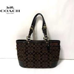 COACH  コーチ  トートバッグ　ハンドバッグ　#ブラウンのサムネイル