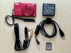 Nikon COOLPIX S6100 レッド 動作品 オールドコンデジ - メルカリ