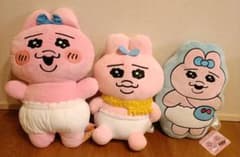 おぱんちゅうさぎ　超超big　dxぬいぐるみ　冬の寒さ　ダイカットクッション