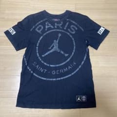 ジョーダン × パリサンジェルマン コラボ Tシャツ 黒　Ｍサイズのサムネイル