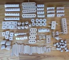 希少 童具館 くむくむ waku 木製ブロック 知育玩具 多数パーツ 和久洋三 希少 童具館 くむくむ waku 木製ブロック 知育玩具 多数パーツ 和久洋