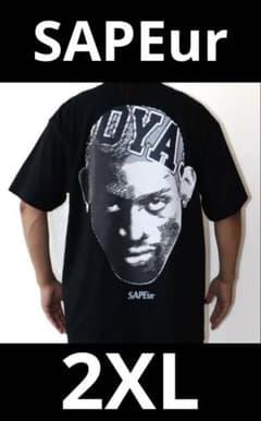 サプール SAPEur GEORETOWN HEAD S/S TEE BLACKのサムネイル