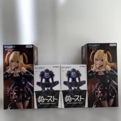DEATH NOTE フィギュア 弥海砂 L ぬーすとリューク　セット DEATH NOTE】弥海砂・リューク フィギュア 4体セット - メルカリ